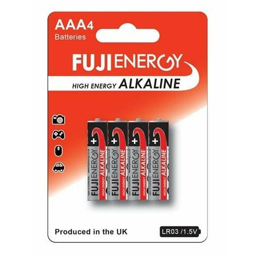 FujiEnergy AAA High Energy Alkaline Batteries - Pack of 4 | 815781 (7631712387260)