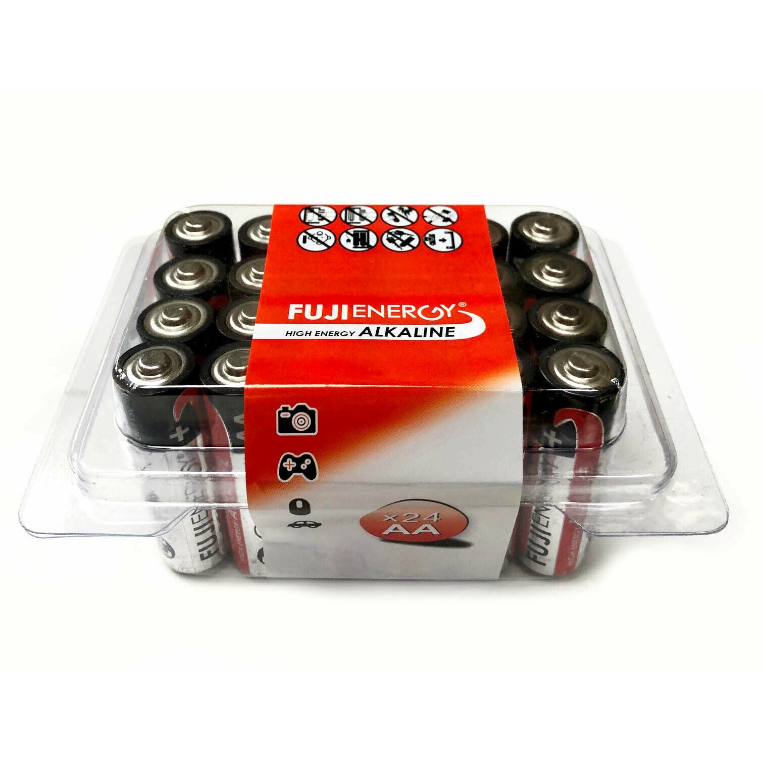 FujiEnergy 1.5V AA High Energy Alkaline Batteries - Pack of 24 | 815880 (7643182039228)