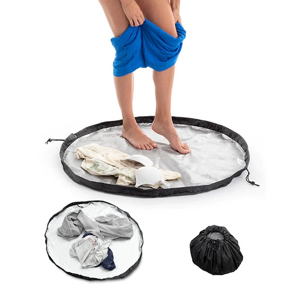 Innovagoods Sport Fitness 2-in-1 Gym Bag &amp; Changing Room Mat - Light Grey &amp; Black | 816407 from Innovagoods - DID Electrical