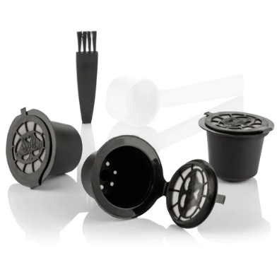 Innovagoods Reusable Coffee Capsules Recoff Set of 3 - Black | 819026 from Innovagoods - DID Electrical