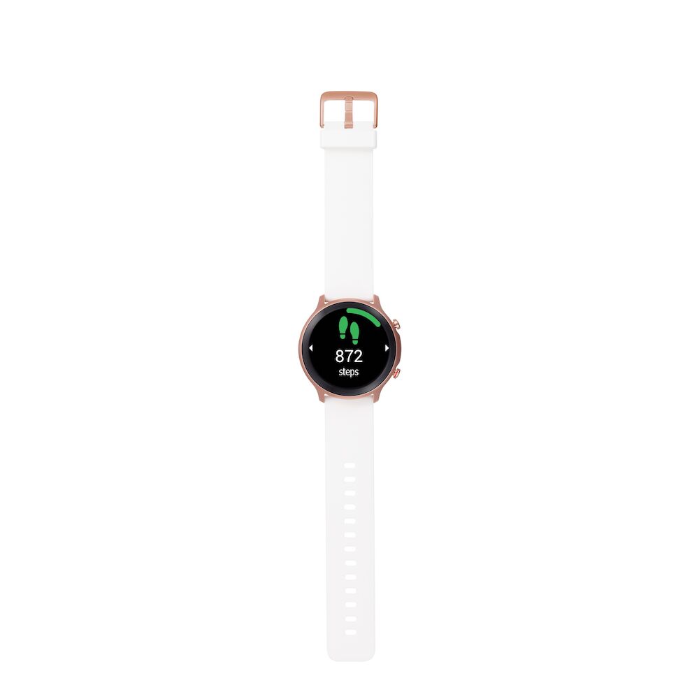 Doro 1.28&quot; Bluetooth Smart Watch - Pink &amp; White | 8370 from Doro - DID Electrical