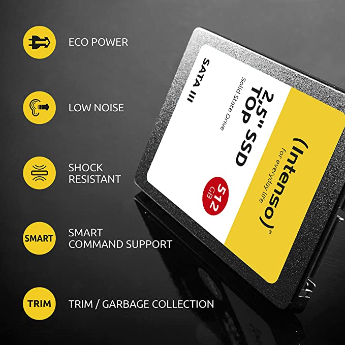 Intenso 2.5&quot; 128GB SATA III Top Internal Solid State Drive - Black | 3812430 from Intenso - DID Electrical