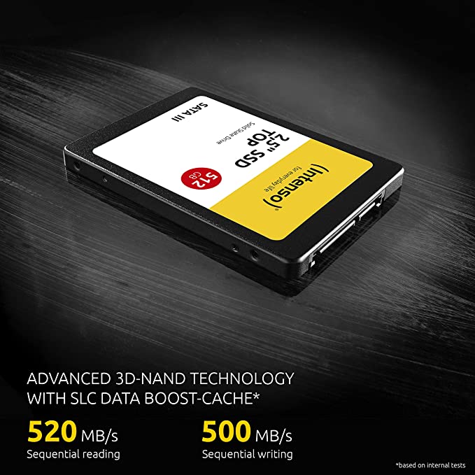 Intenso 2.5&quot; 128GB SATA III Top Internal Solid State Drive - Black | 3812430 from Intenso - DID Electrical