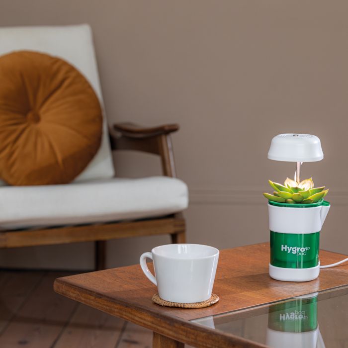 JML HygroPod Indoor Self Watering Pot with LED Light - White | A001789 (7680081821884)