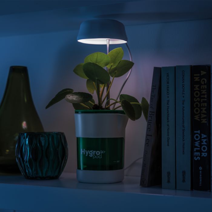 JML HygroPod Indoor Self Watering Pot with LED Light - White | A001789 (7680081821884)