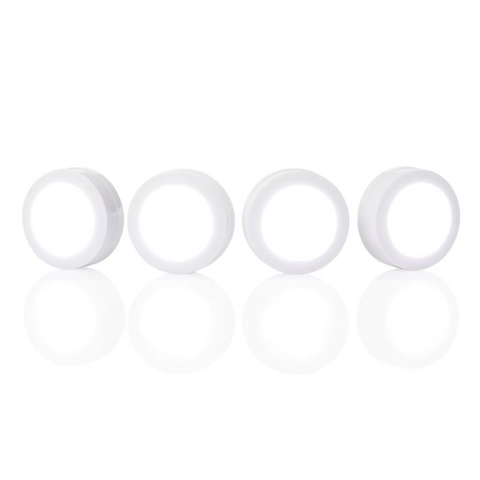 JML Mood Magic Beat Sound-responsive Remote-controlled Wireless LED Lights - Pack of 4 | A001884 from JML - DID Electrical