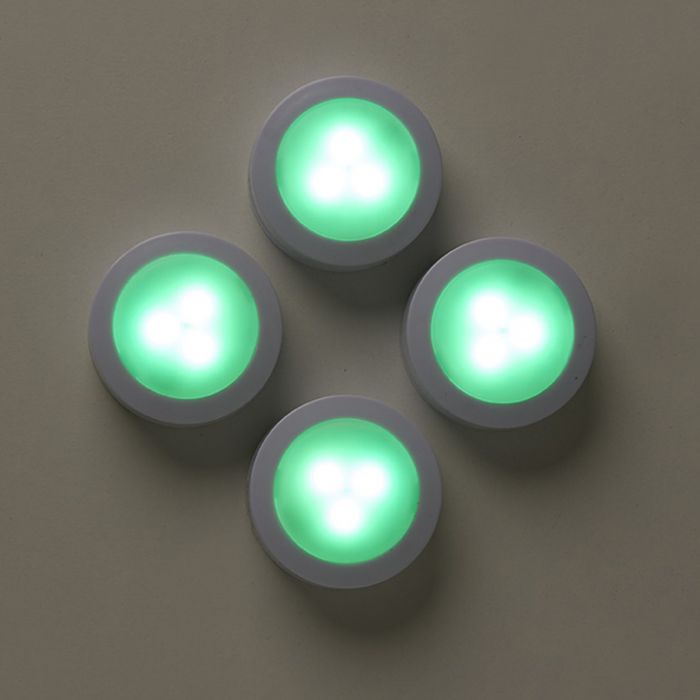 JML Mood Magic Beat Sound-responsive Remote-controlled Wireless LED Lights - Pack of 4 | A001884 from JML - DID Electrical