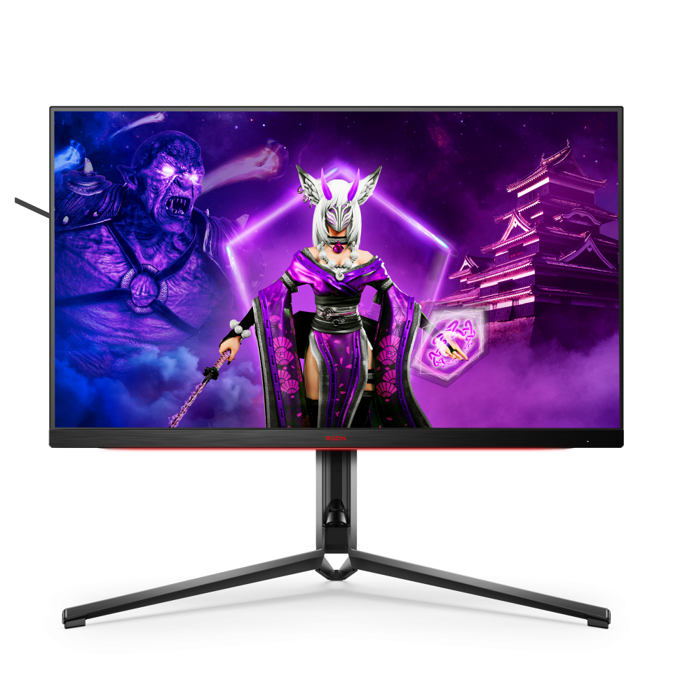 AOC Agon Pro 31.5" 4K UHD IPS Gaming Monitor - Black & Red | AG324UX from AOC - DID Electrical