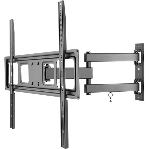 Deltaco Full-motion 3-way Wall Mount Bracket for 37" - 70" TVs - Black | ARM1201 from Deltaco - DID Electrical
