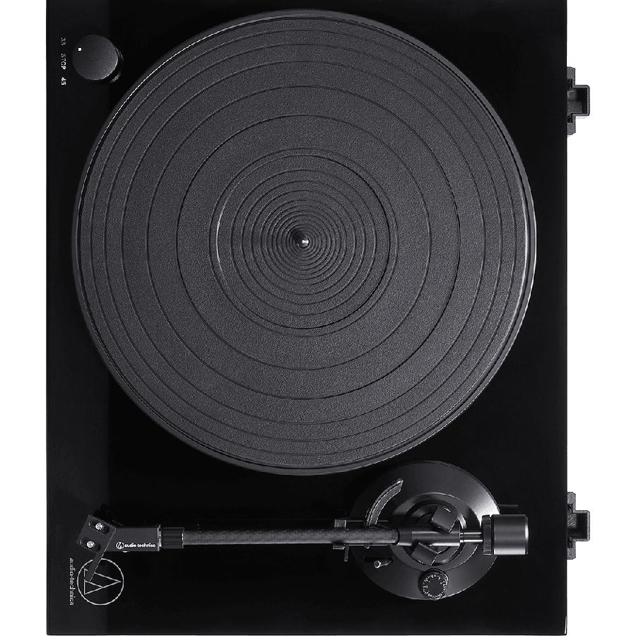 Audio Technica Fully Manual Belt-Drive Turntable - Piano Black | ATLPW50PB (7548263235772)