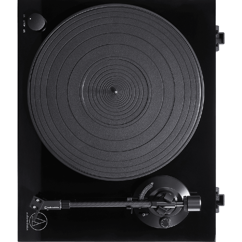 Audio Technica Fully Manual Belt-Drive Turntable - Piano Black | ATLPW50PB (7548263235772)