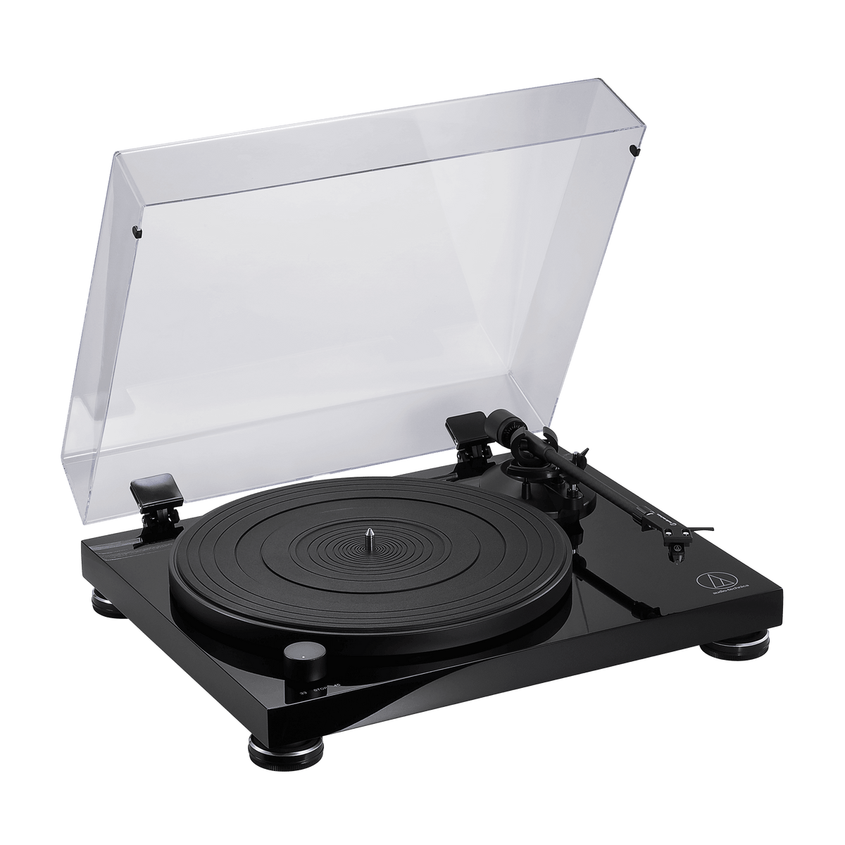Audio Technica Fully Manual Belt-Drive Turntable - Piano Black | ATLPW50PB (7548263235772)