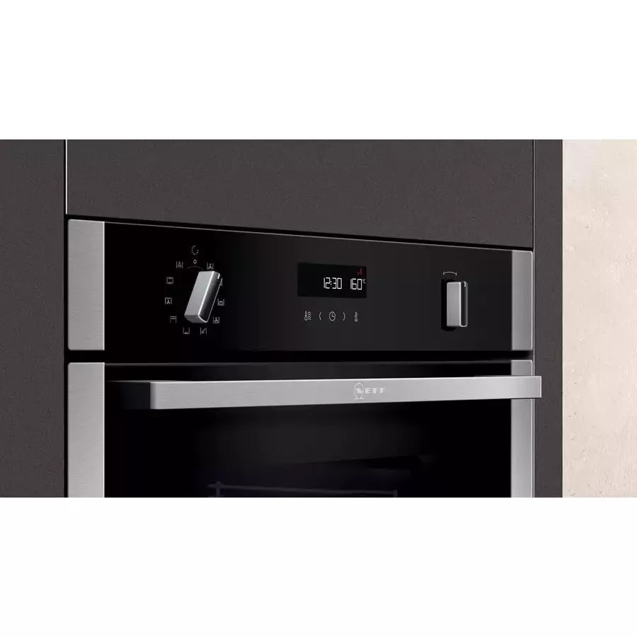 Neff N 50 71L Built-In Electric Oven - Stainless Steel | B2ACH7HN0B from Neff - DID Electrical