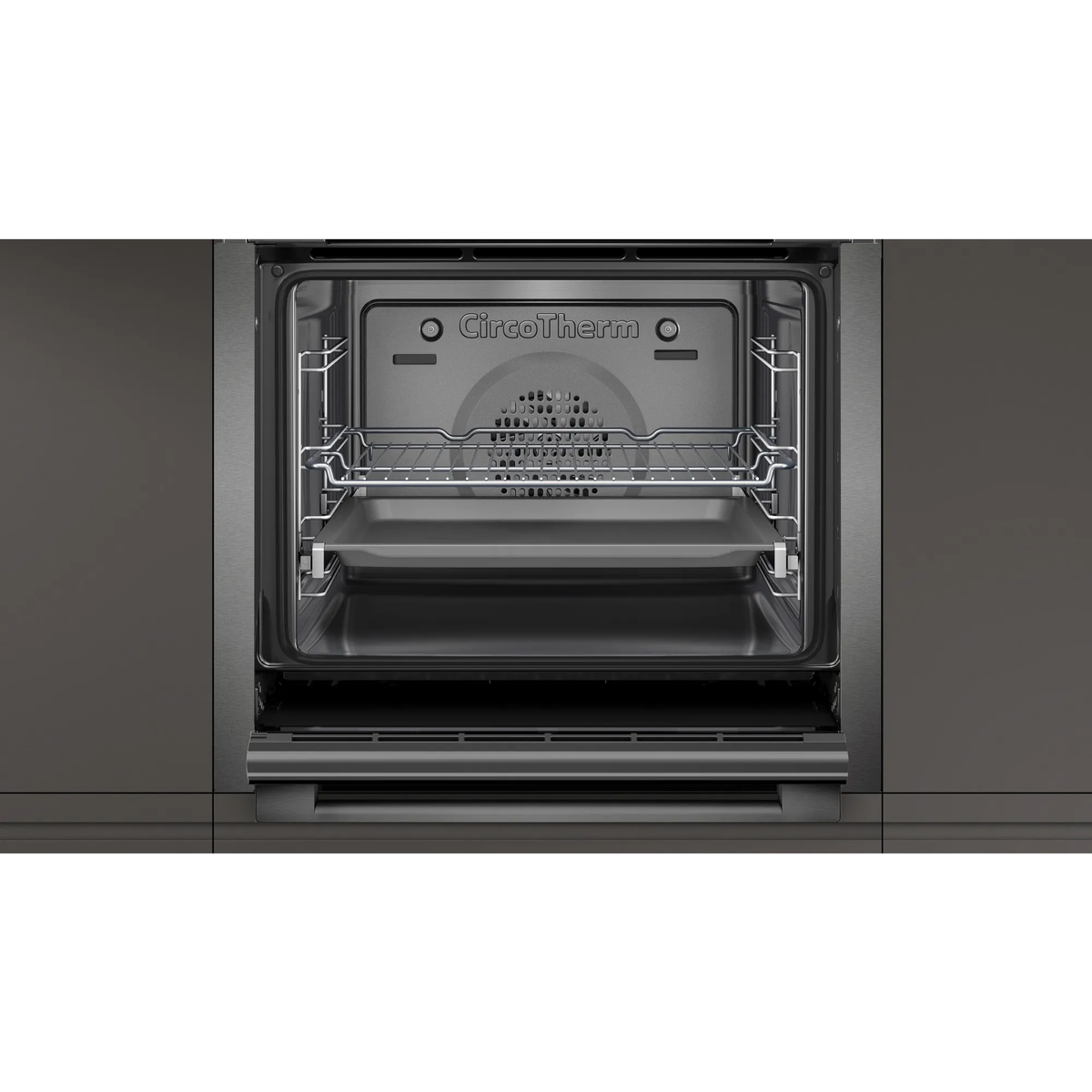 Neff N 50 71L Built-In Electric Single Oven - Graphite Grey | B3ACE4HG0B from Neff - DID Electrical