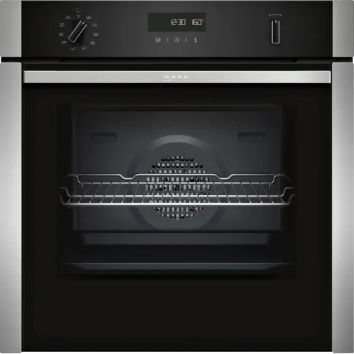 Open Boxed/ Ex-Display - Neff N 50 71L Built-In Electric Single Oven - Stainless Steel | B6ACH7AN0A from Neff - DID Electrical