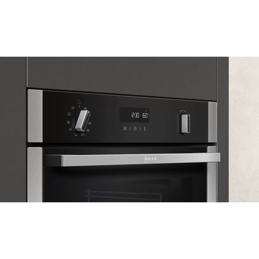 Open Boxed/ Ex-Display - Neff N 50 71L Built-In Electric Single Oven - Stainless Steel | B6ACH7AN0A from Neff - DID Electrical