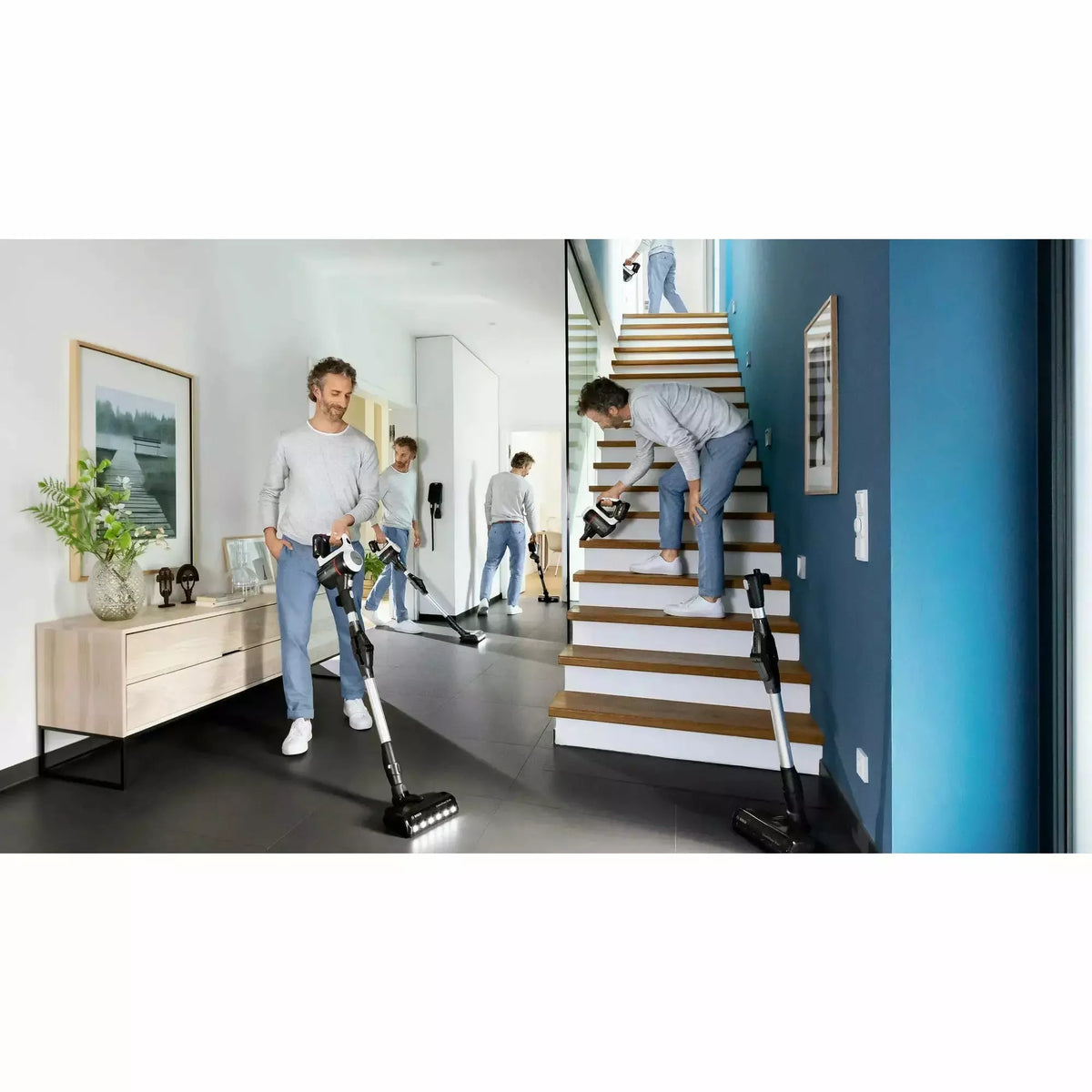 Bosch 0.9L Unlimited 7 Rechargeable Vacuum Cleaner - White | BCS712GB (7549593223356)