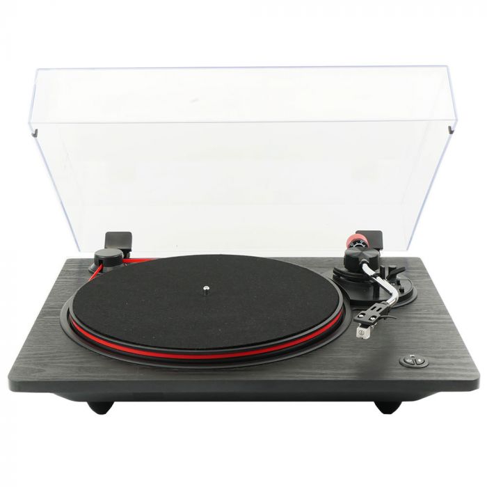 Steepletone Brixton Premium Turntable with Bluetooth Transmitter - Black | BRIXTON (7661577207996)
