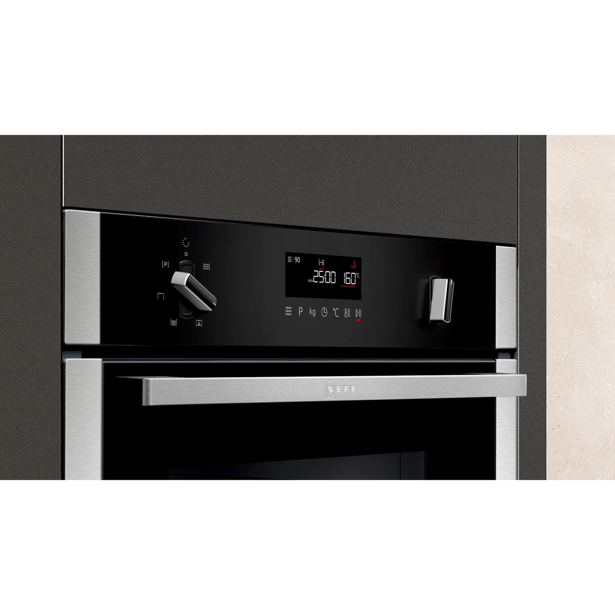 Neff N 50 44L Built-In Combi Microwave Oven- Stainless Steel | C1AMG84N0B (7583545098428)