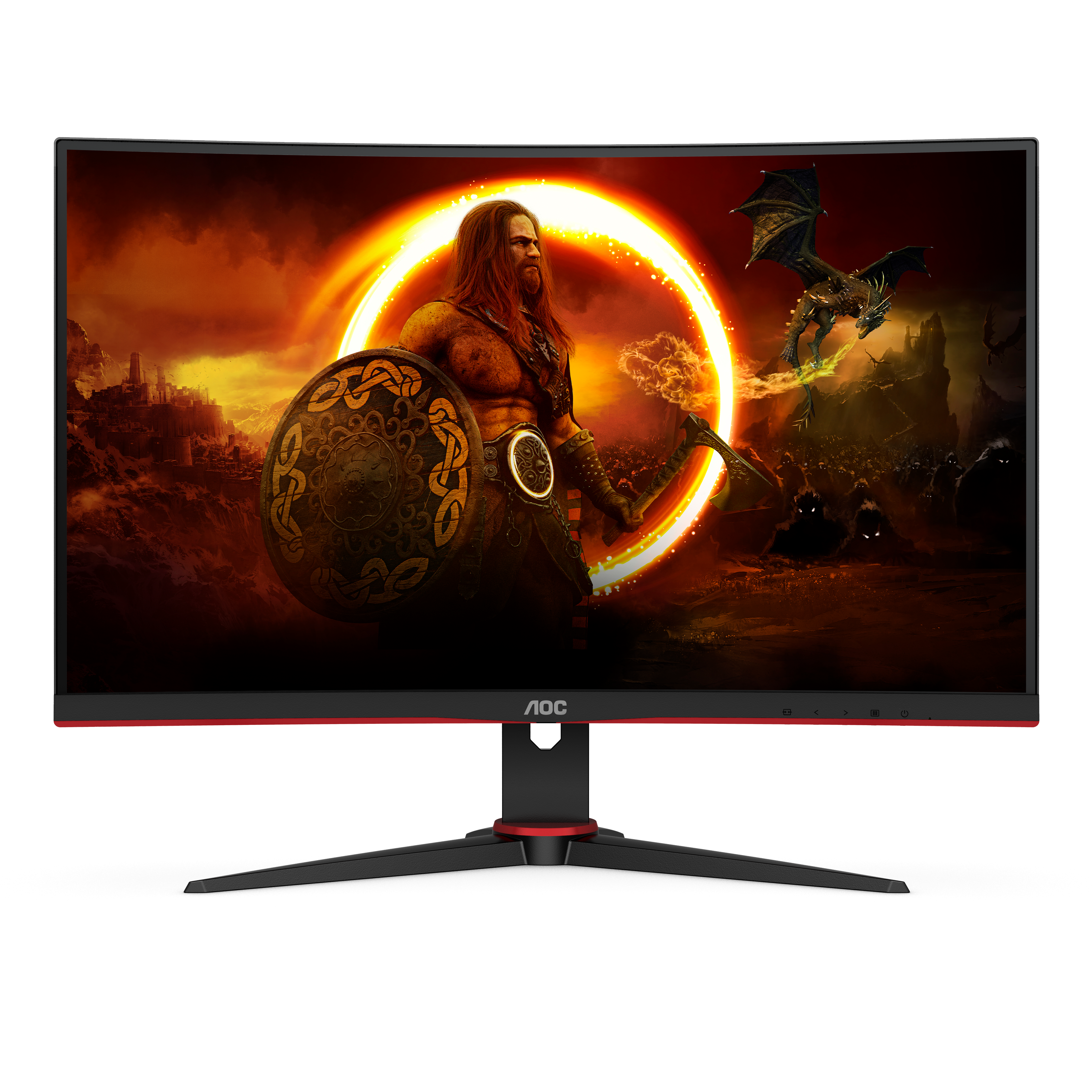 Curved Gaming Monitor Aoc Co27g2 240 Hz Aoc G Line 2nd Gen