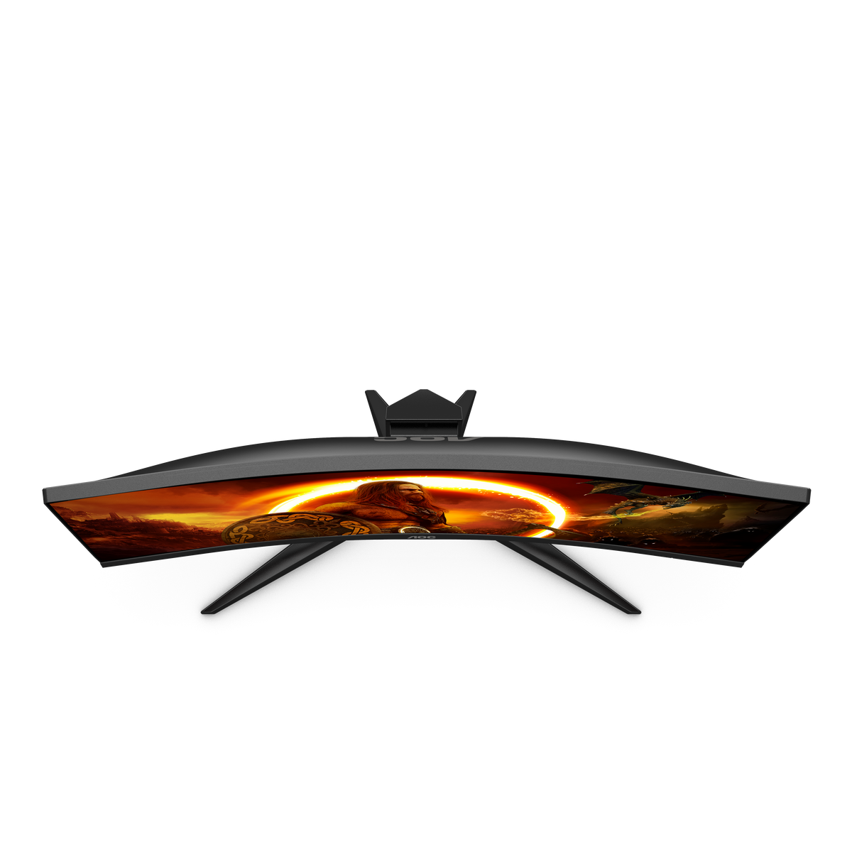 AOC 27" FHD Curved Gaming Monitor - Black & Red | C27G2ZE/BK from AOC - DID Electrical