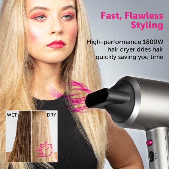 Carmen Neon DC Professional Hair Dryer - Graphite &amp; Pink | C81103 from Carmen - DID Electrical