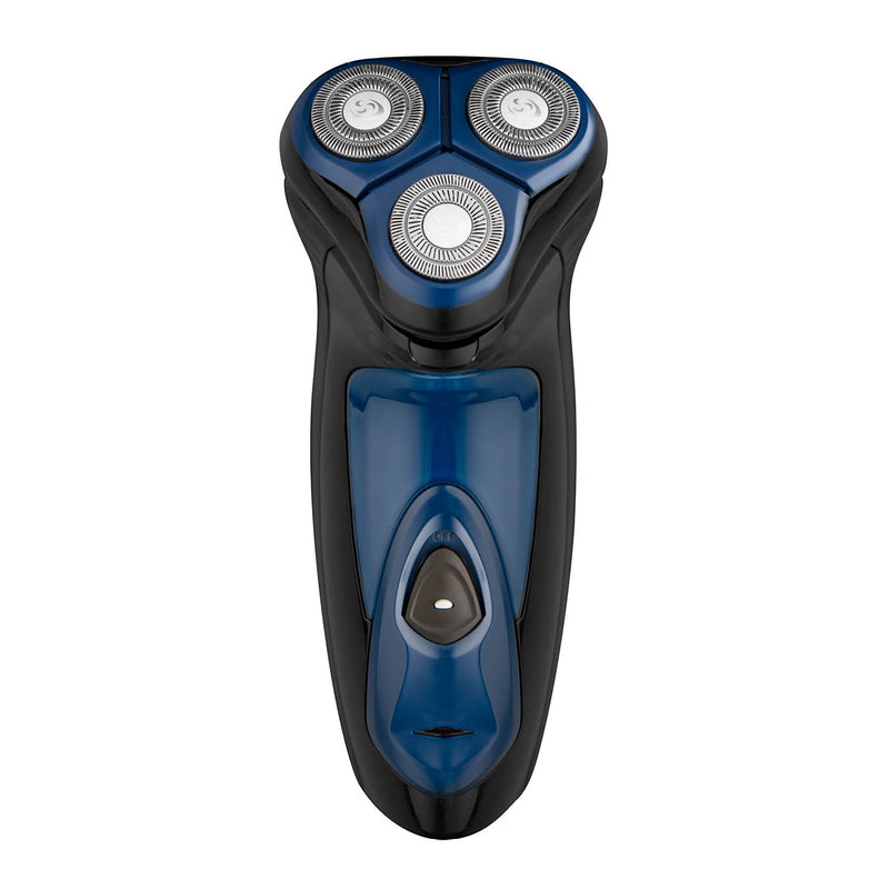 Carmen Triple Head Men's Cordless Shaver - Black & Blue | C81137 from Carmen - DID Electrical