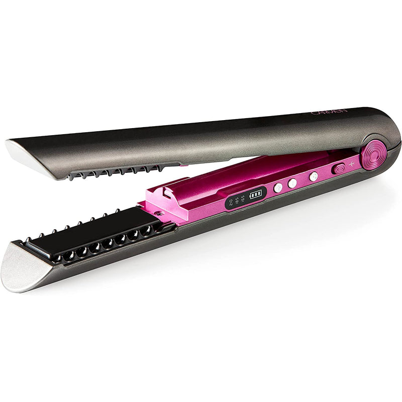 Carmen Neon Cordless Hair Straightener with Ultra-Smooth Keratin Infused - Pink & Graphite Grey | C81165 from Carmen - DID Electrical
