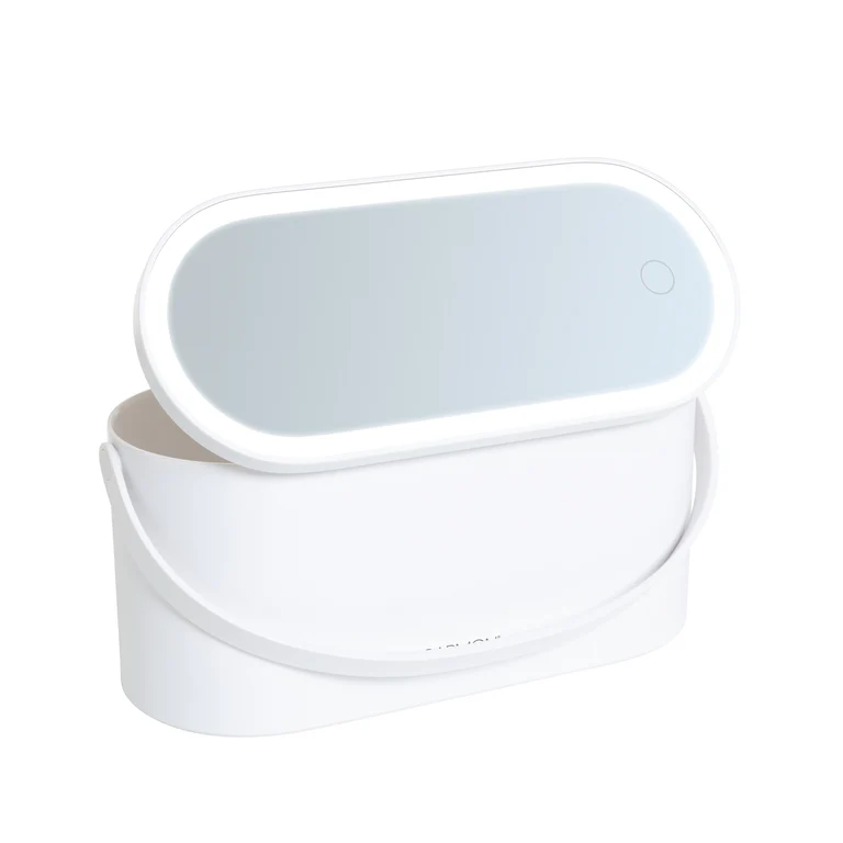 Carmen Portable LED Make Up Mirror with Case - White | C81167WHT from Carmen - DID Electrical