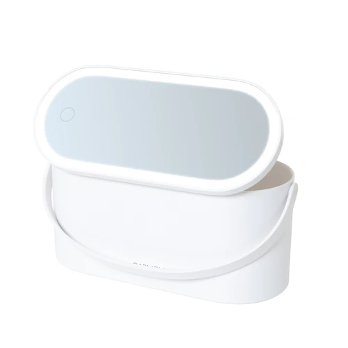 Carmen Portable LED Make Up Mirror with Case - White | C81167WHT from Carmen - DID Electrical