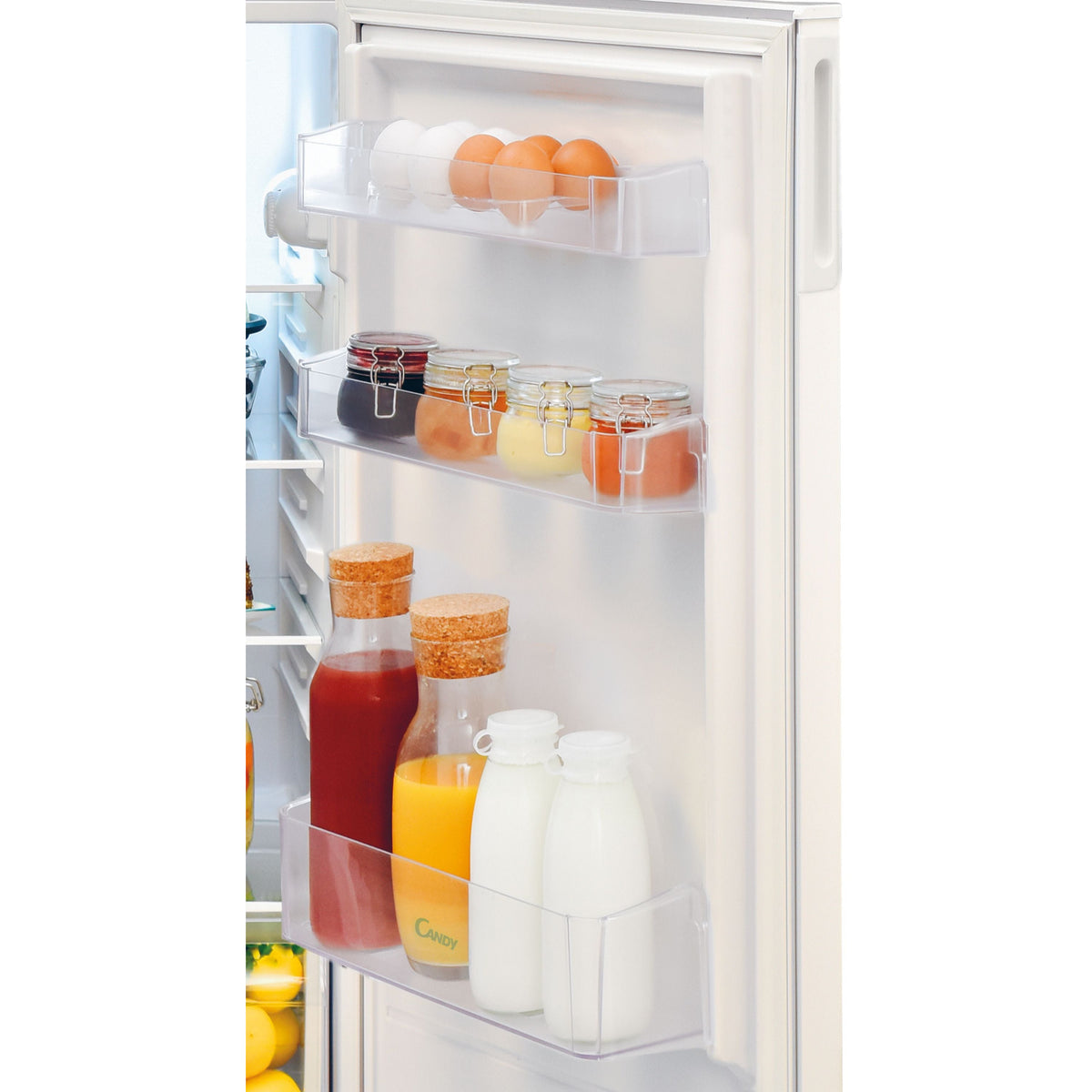 Candy 80/20 213L Freestanding Fridge Freezer - White | CDV1S514FWK from Candy - DID Electrical