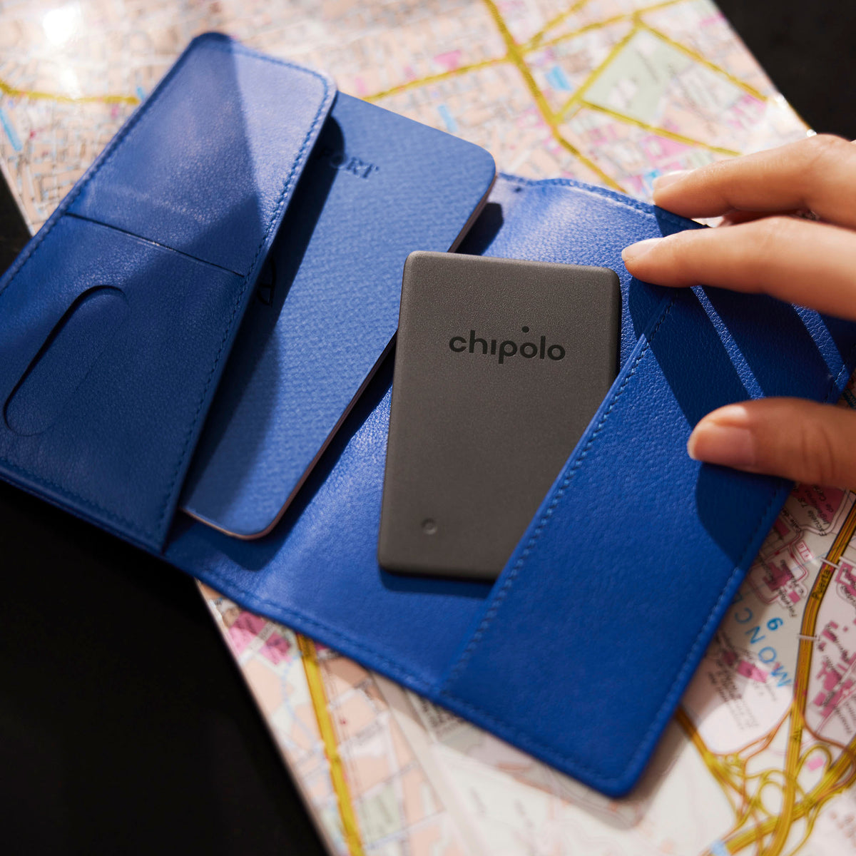 Chipolo Card Spot Bluetooth Tracker - Almost Black | CH-C21R-GY-R-EN from Chipolo - DID Electrical
