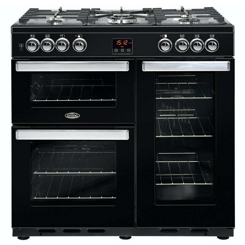 Leisure Cookmaster 100CM Dual Fuel Range Cooker - Black | CK100F232K (7653253087420)