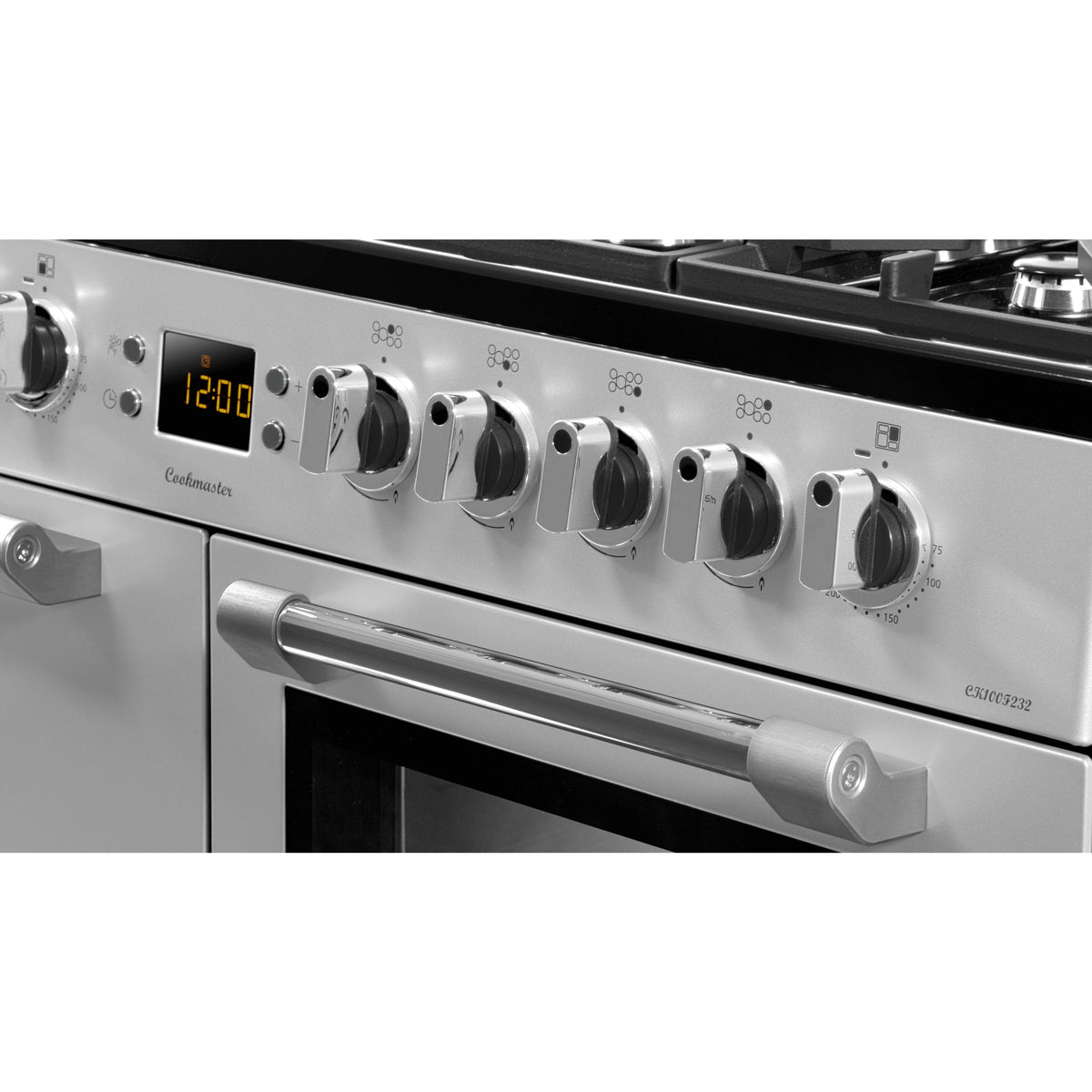 Leisure Cookmaster 100CM Dual Fuel Range Cooker - Silver | CK100F232S (7666673451196)