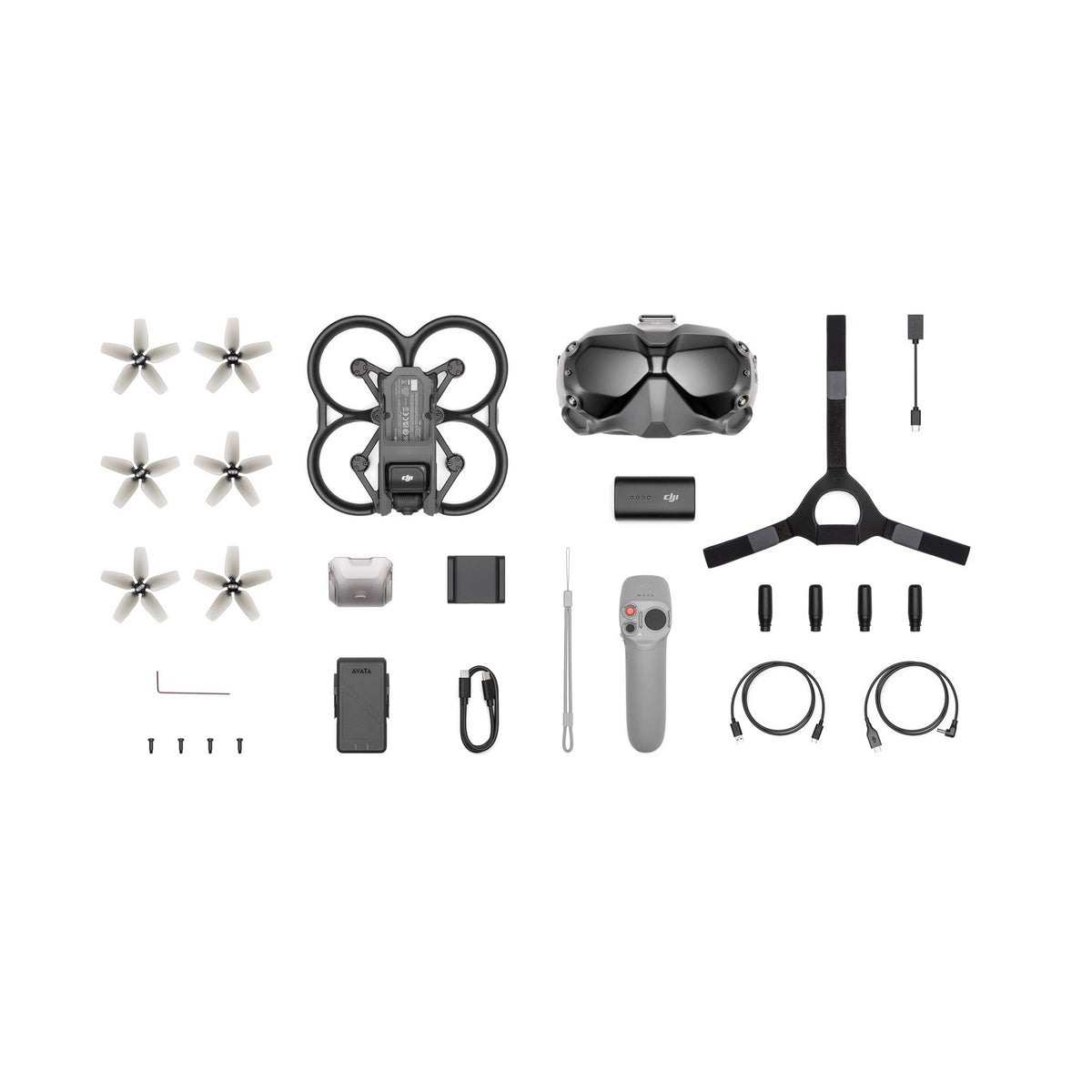 DJI Avata Fly Smart Combo Drone with FPV Goggles V2 - Black | CP.FP.00000064.01 from DJI - DID Electrical
