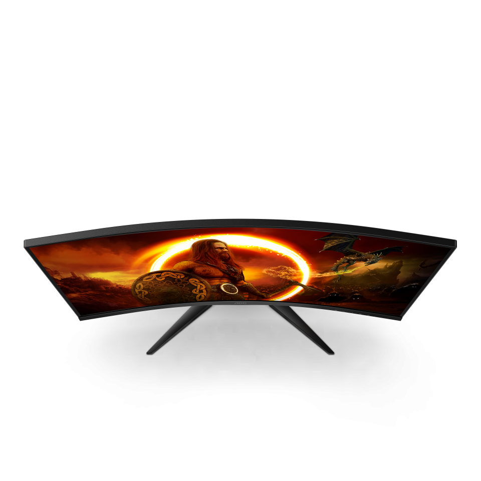 AOC 31.5&quot; QHD LCD Curved Gaming Monitor - Black &amp; Red | CQ32G2SE/BK from AOC - DID Electrical