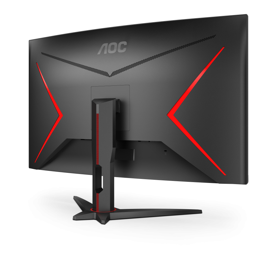 AOC 31.5&quot; QHD LCD Curved Gaming Monitor - Black &amp; Red | CQ32G2SE/BK from AOC - DID Electrical