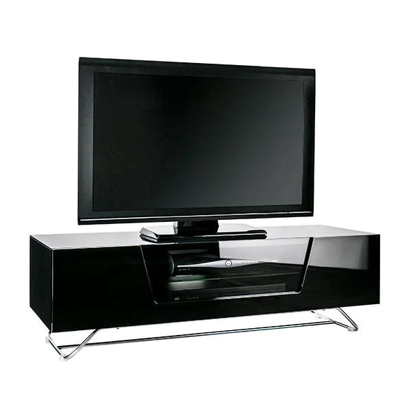 Alphason Chromium 1200mm TV Stand for Up To 60&quot; TV - Black | CRO2-1200CB-BLK (7590110003388)