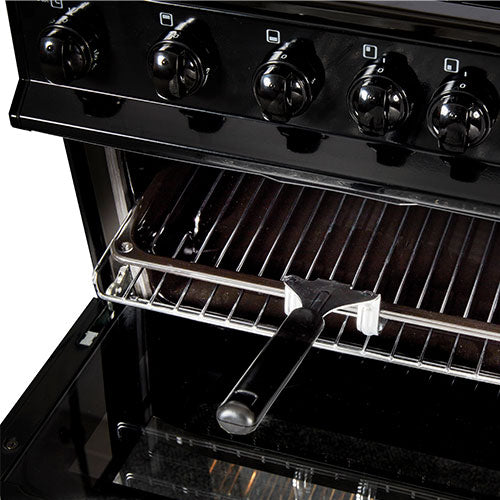 NordMende 50cm Freestanding Gas Cooker - Black | CTG52LPGBK from NordMende - DID Electrical