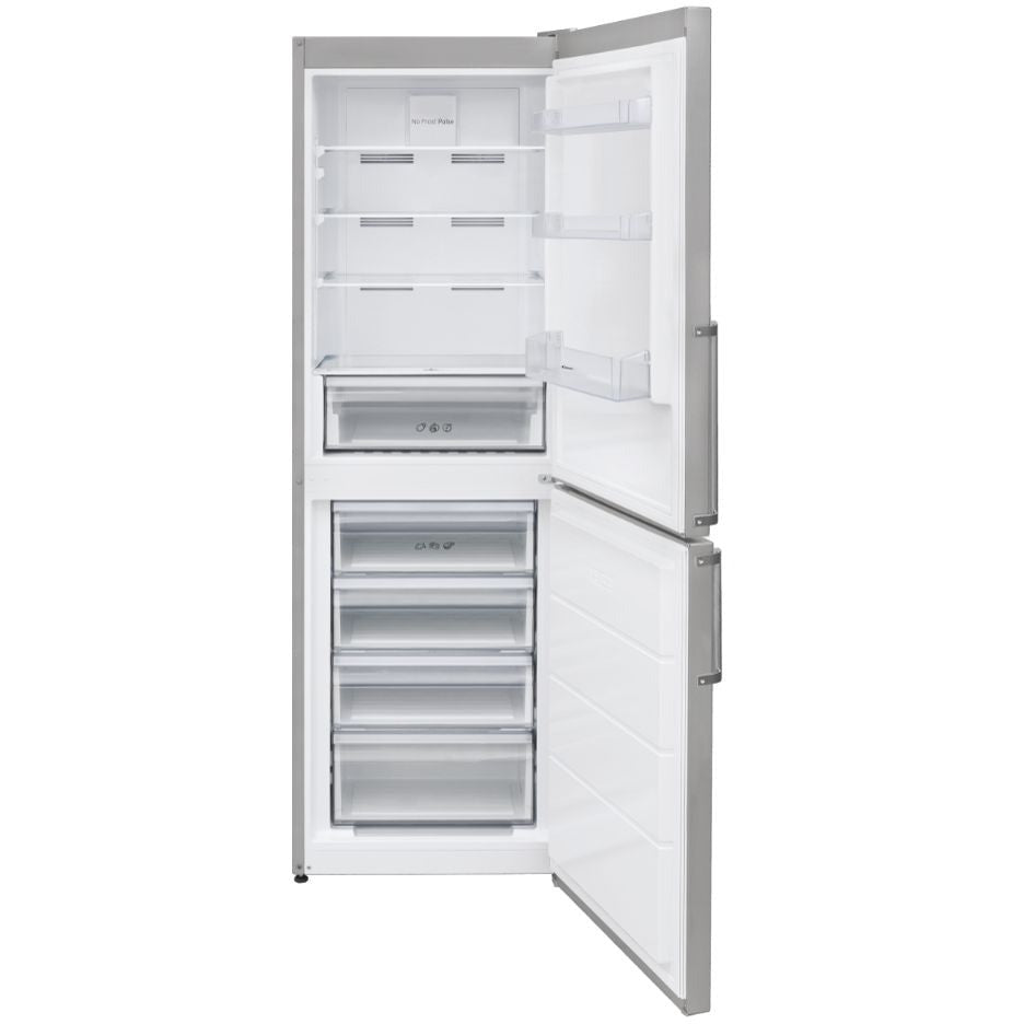 Candy 50/50 No Frost 323L Freestanding Fridge Freezer - Stainless Steel | CVNB 6182XH5KN from Candy - DID Electrical