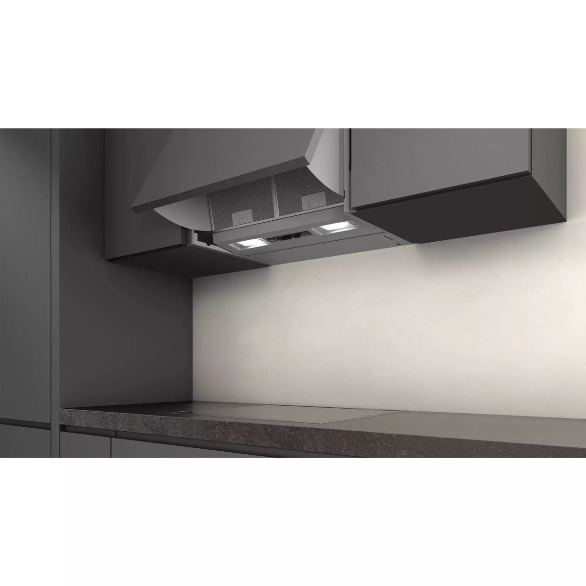 Neff N30 60cm Integrated Cooker Hood - Silver | D61MAC1X0B from Neff - DID Electrical