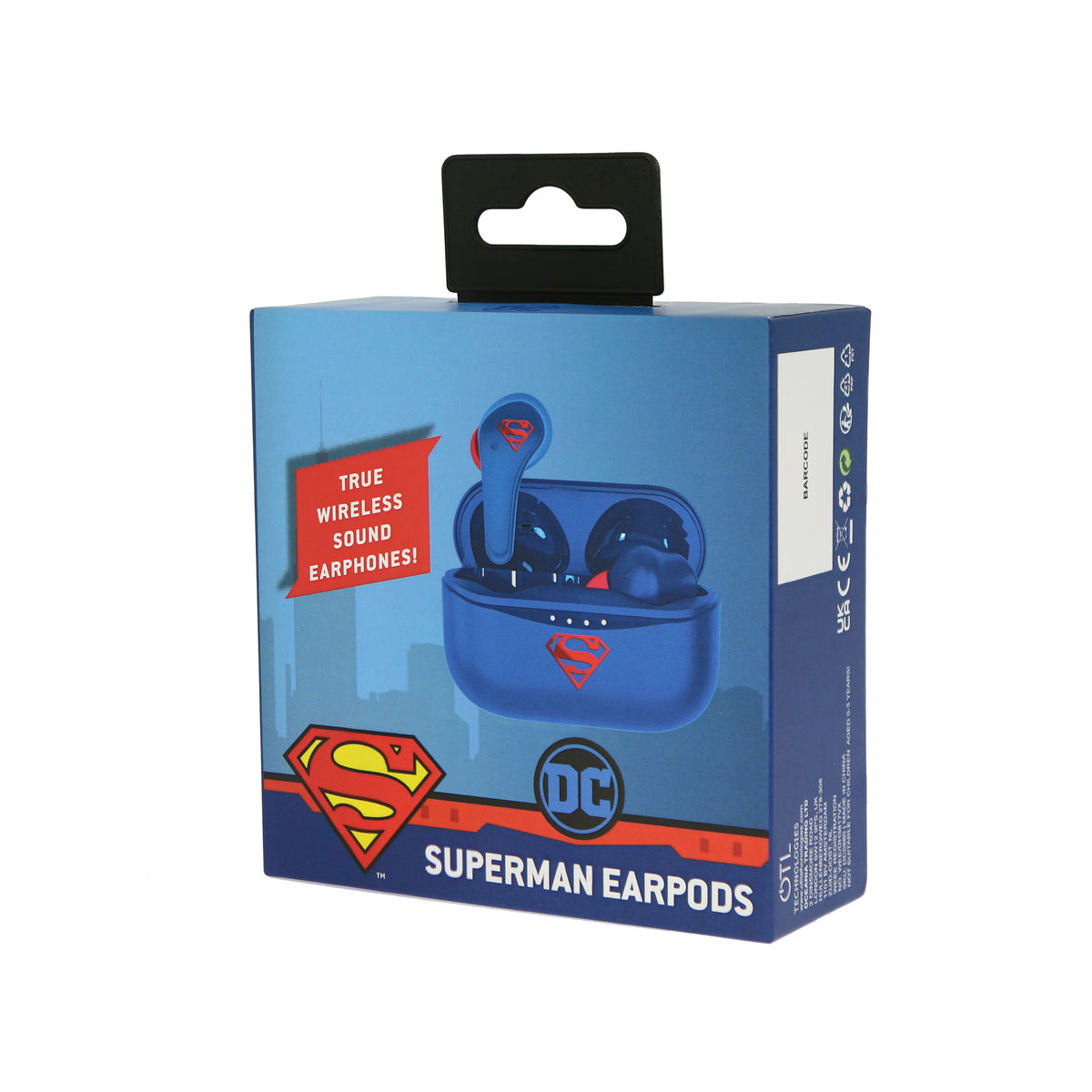 OTL DC Comics Superman TWS In-Ear Wireless Earbuds - Blue | DC0880 from OTL - DID Electrical