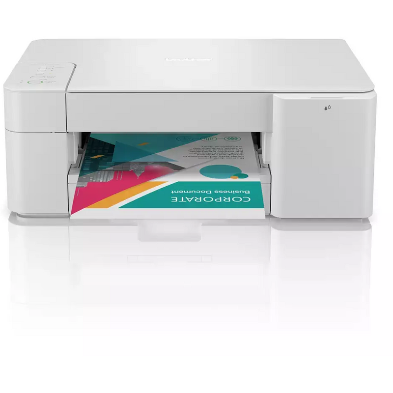 Brother Compact 3-in-1 Mobile Managed Colour Inkjet Printer - White | DCPJ1200W (7629998162108)