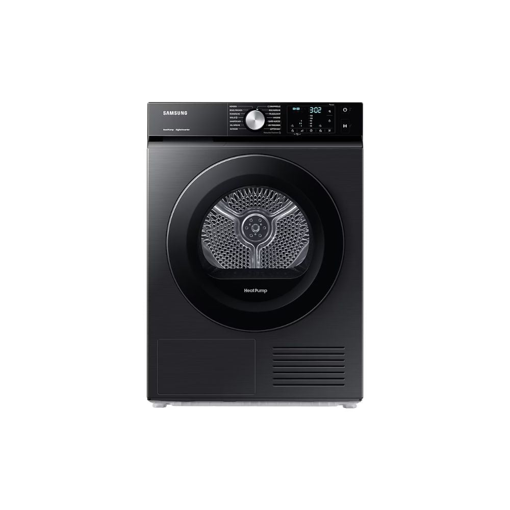 Samsung Bespoke AI Series 5+ 9KG Freestanding Heat Pump Tumble Dryer - Black | DV90BBA245ABEU from Samsung - DID Electrical