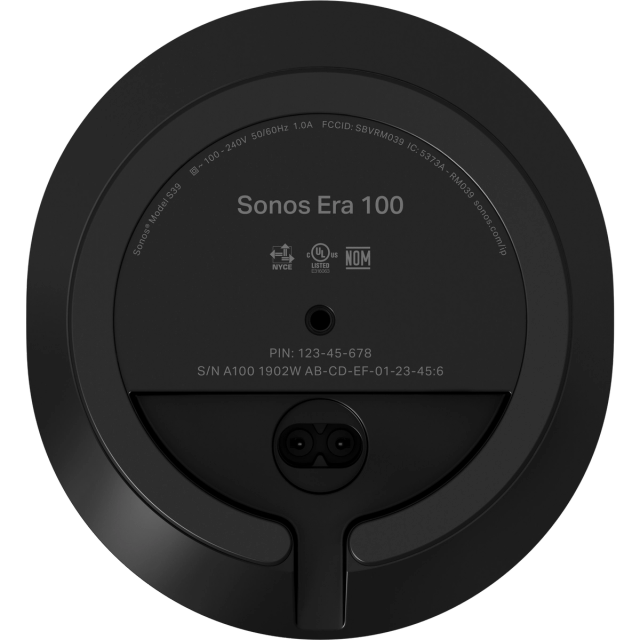 Sonos Era 100 Bluetooth Multiroom Speaker - Black | E10G1UK1BLKR2 from Sonos - DID Electrical