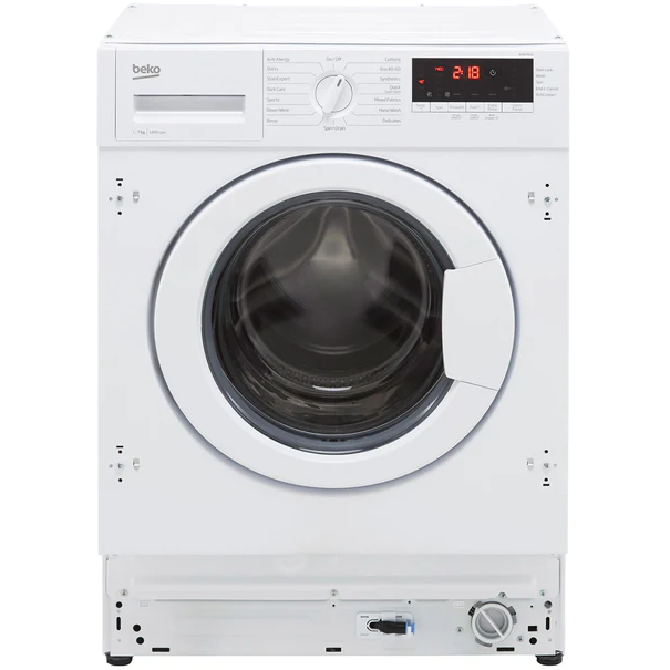 Electrolux 7KG 1400 Spin Integrated Washing Machine - White | E774F402BI from Electrolux - DID Electrical