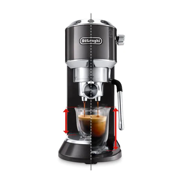 DeLonghi New Dedica Arte Manual Espresso Coffee Maker - Grey | EC885.GY from DeLonghi - DID Electrical