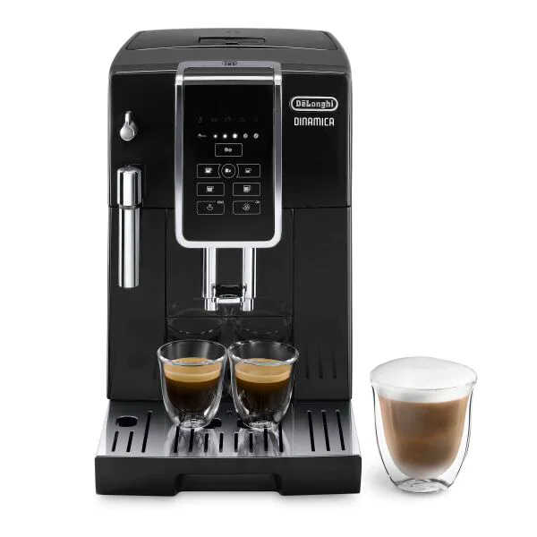 DeLonghi Dinamica Automatic Bean to Cup Coffee Machine - Black | ECAM350.15.B from DeLonghi - DID Electrical