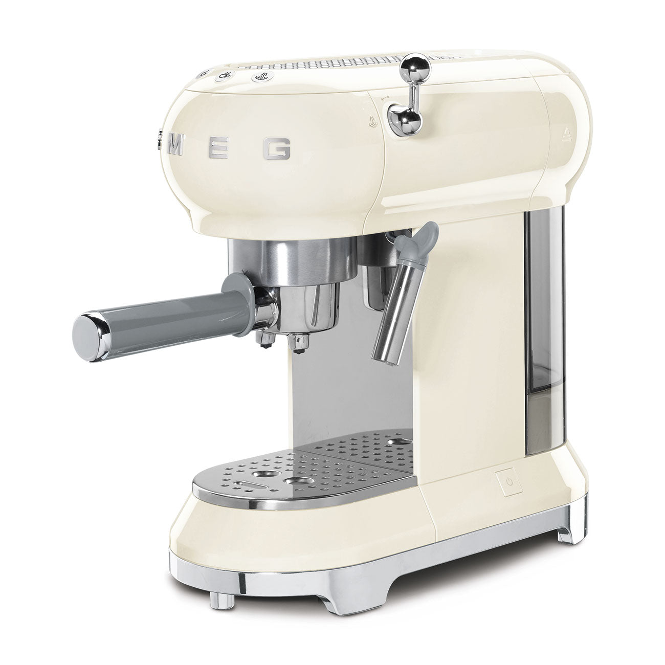Smeg 1350W Pump Espresso Coffee Machine - Cream | ECF01CRUK from Smeg - DID Electrical