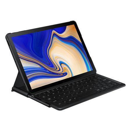 Samsung Galaxy Tab S4 10.5&quot; Keyboard Cover Case - Black | EJ-FT830BBEGG from Samsung - DID Electrical